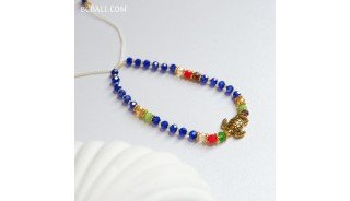 Hot Sale Crystal Beads Bracelet With Turtle Liontin by Balinese Artisans